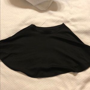 Plain black skirt